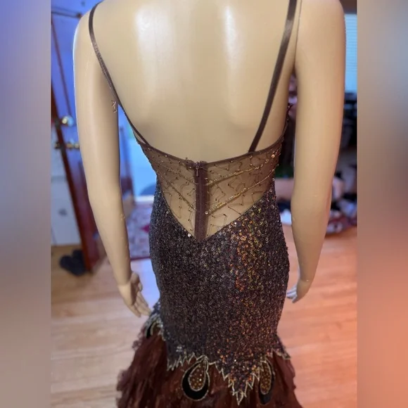 Y2K Vintage Butterfly Prom Dress - Picture 7 of 8